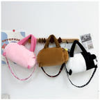 Plush Handbag in Panda Design