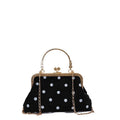 Vintage Elegant Polka Dot Evening Clutch
