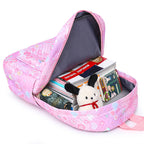 Backpack with High-Quality Quilted Stitching and Multiple Compartments