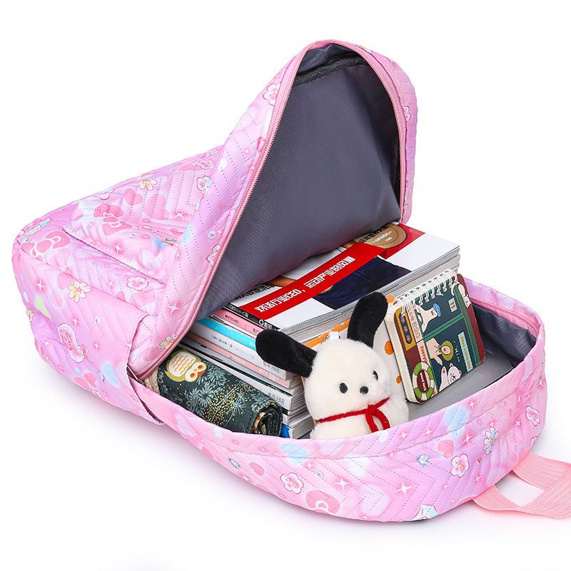 Backpack with High-Quality Quilted Stitching and Multiple Compartments