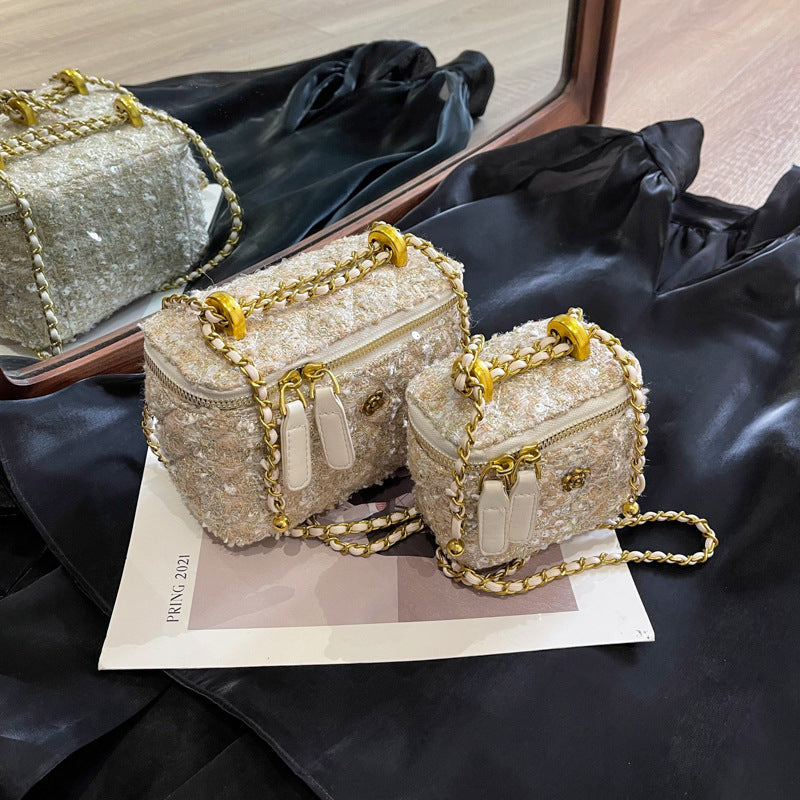 Women's mini handbag with removable shoulder strap-https://detail.1688.com/offer/1000462531202.html-Calm Wears-White-S-Calm Wears