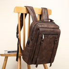 Premium Vintage Leather Backpack
