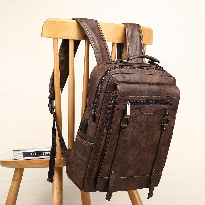 Premium Vintage Leather Backpack