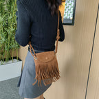 Bohemian Fringe Crossbody Bag