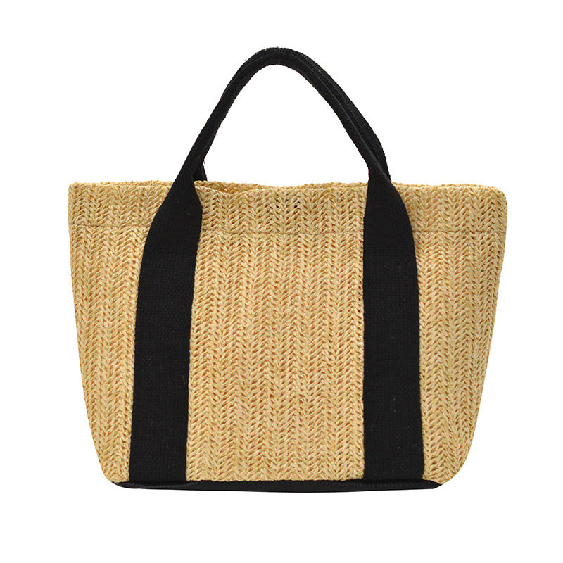WoEco-Friendly Straw Beach Tote