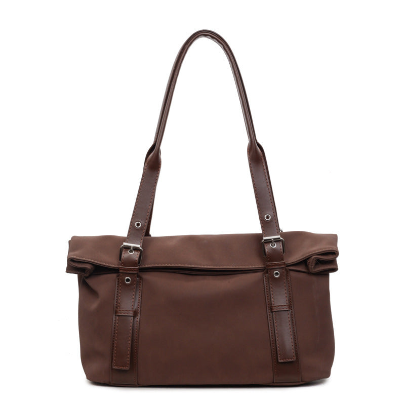Women multifunctional Tote Bag with sturdy carrying handles-https://detail.1688.com/offer/994436788801.html-Calm Wears-Braun-nothing-Calm Wears