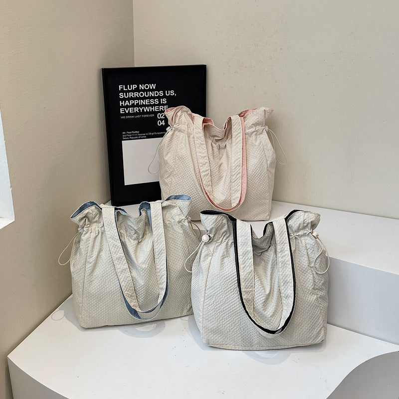 Lightweight Drawstring Beach Tote Calm Wears