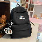 Everyday backpack with unique embroidery design