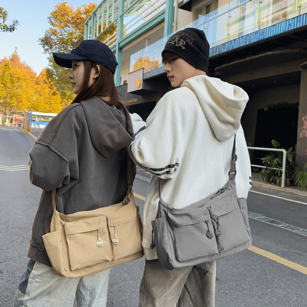 Playful Patterned Travel Duffel Bag
