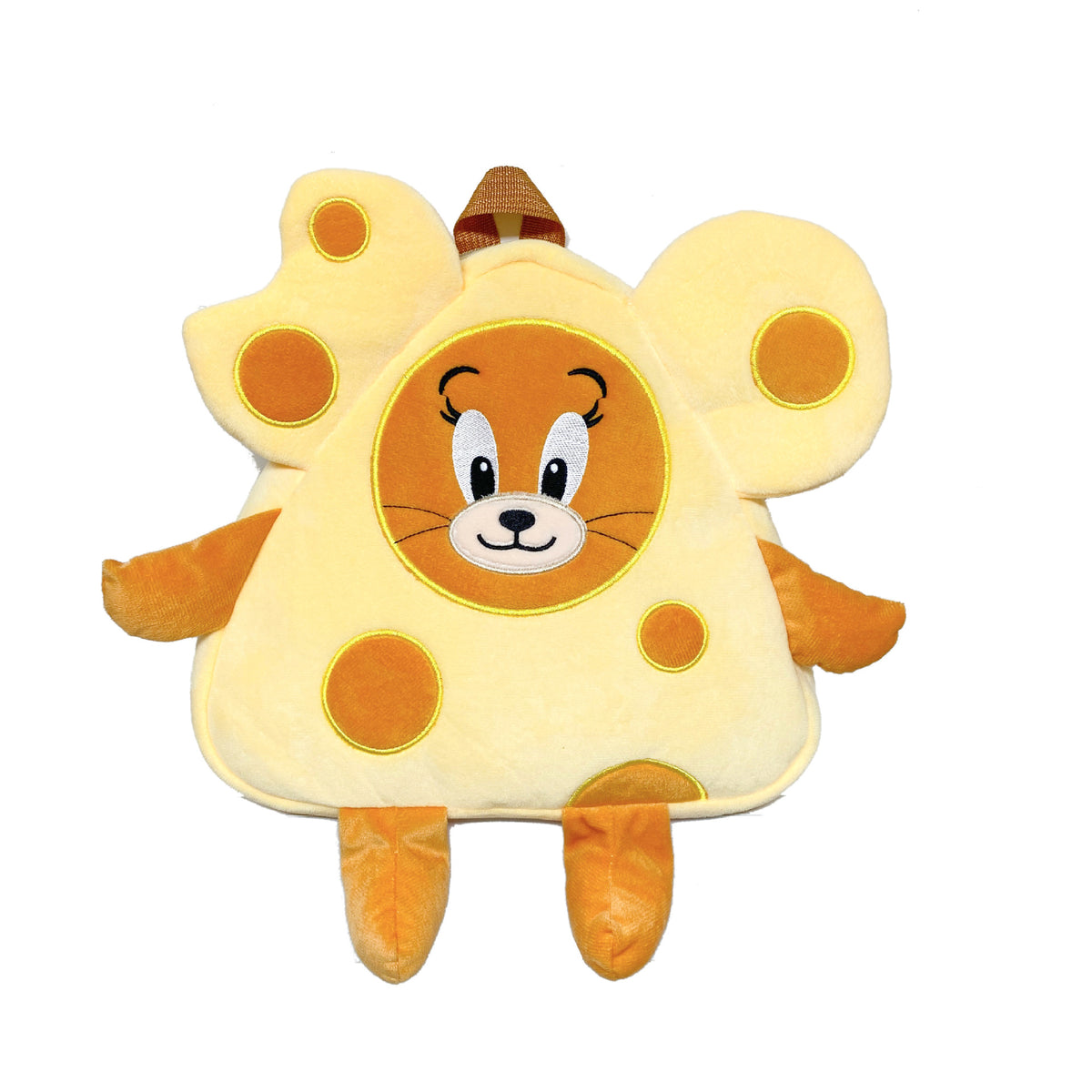 Plush Backpack in Cheese Design