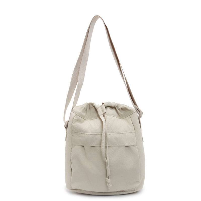 Casual Drawstring Bucket Bag Calm Wears