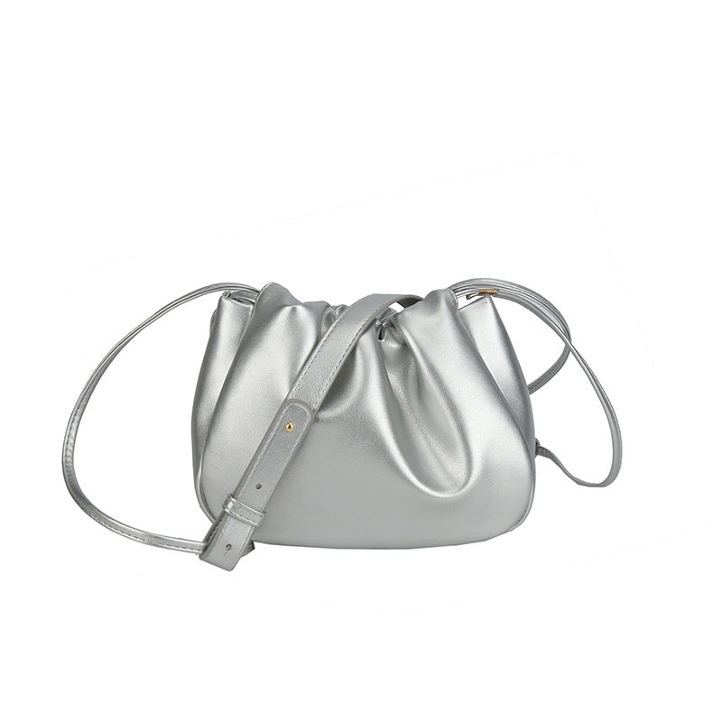 Chic Pleated Handheld Bag