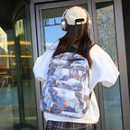 Fashionable backpack with generous interior