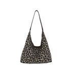 Stylish Leopard Print Hobo Bag