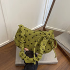 Vintage Polka Dot Crossbody Handbag