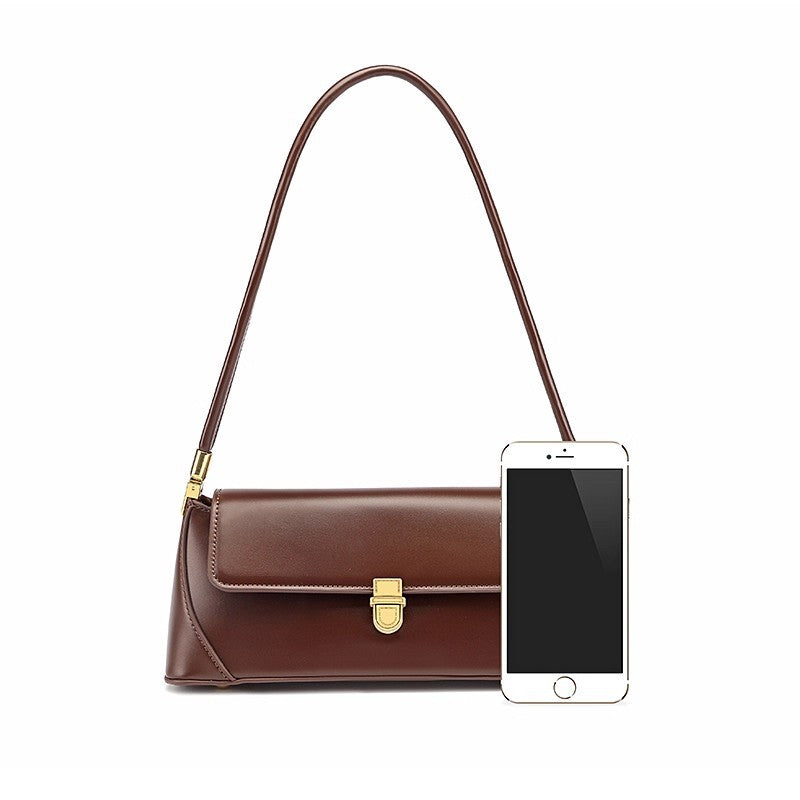 Structured Leather Handbag