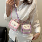 Ladies stylish mini handbag with fruity cherry motif