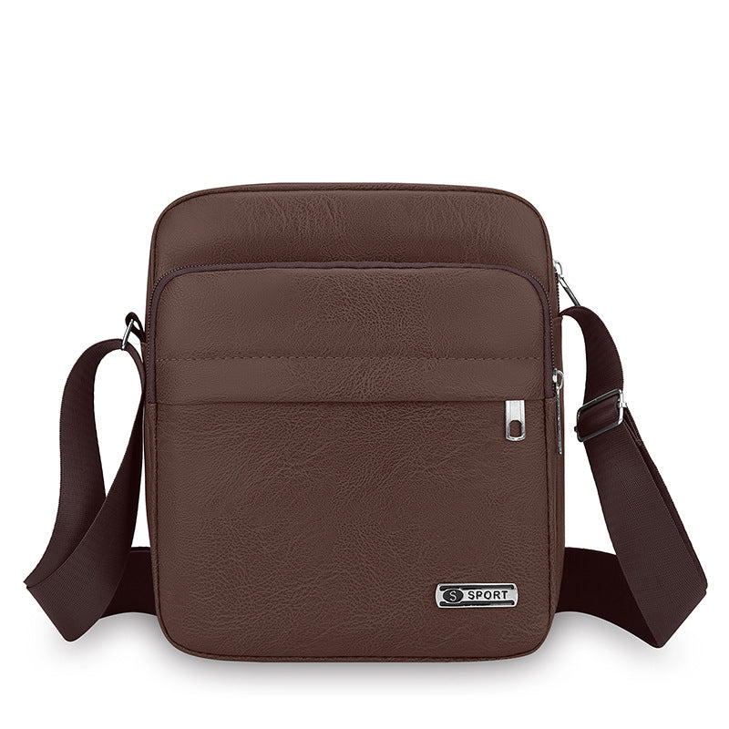 Multifunctional Casual Leather Messenger Bag