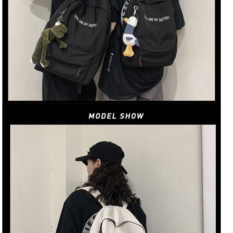 Trend backpack with playful charms