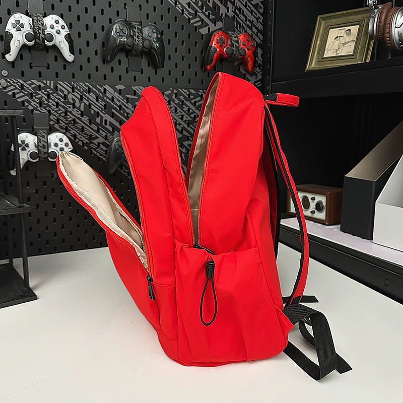 Athletic backpack with practical compartments and ergonomic design