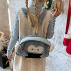 Plush Bag in Penguin Design