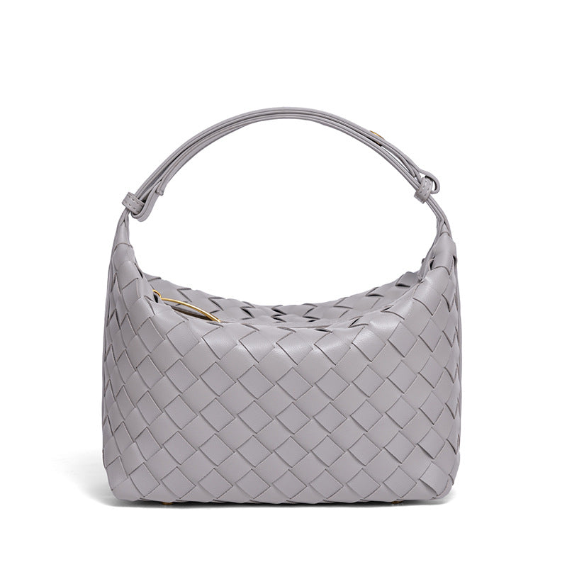 Woven Leather Handbag