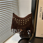 Decorative Fringe Crossbody Bag