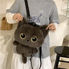 Cute Plush Cat Backpack