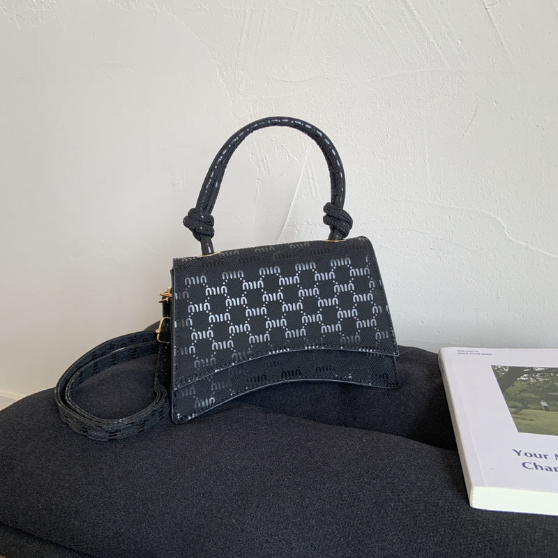 Ladies Mini-Handbag with sophisticated logo design-https://detail.1688.com/offer/958590750551.html-Calm Wears-Black-nothing-Calm Wears
