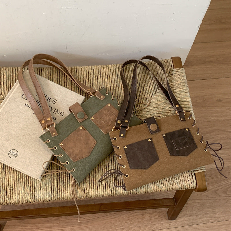 WoElegantly Structured Utility Tote Bag