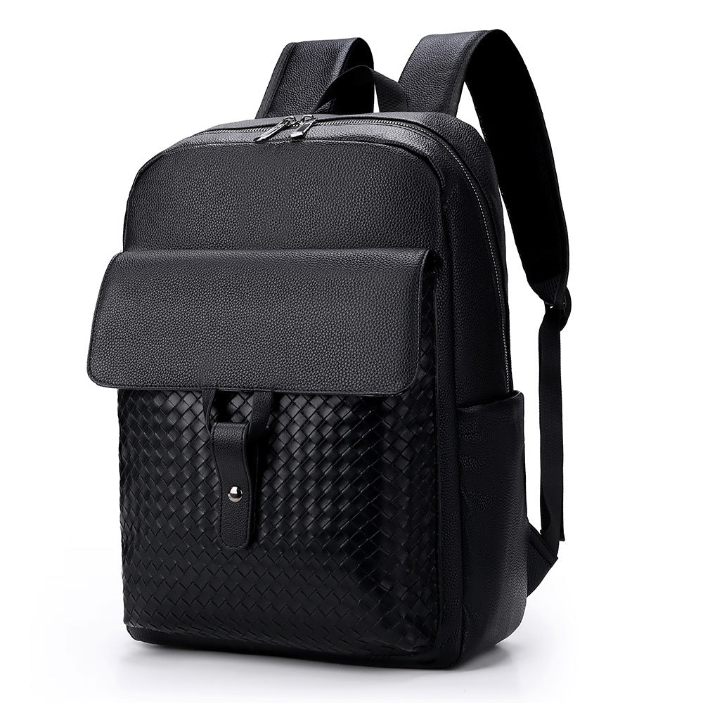 Elegant Textured Leather Backpack