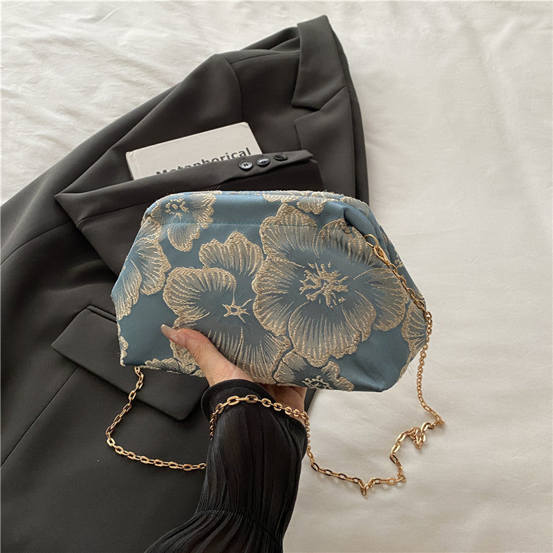 Floral Embellished Evening Clutch