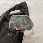 Floral Embellished Evening Clutch