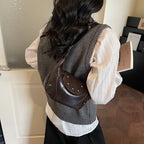 Stylish Leather Hobo Bag
