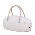 Plush handbag with animal design