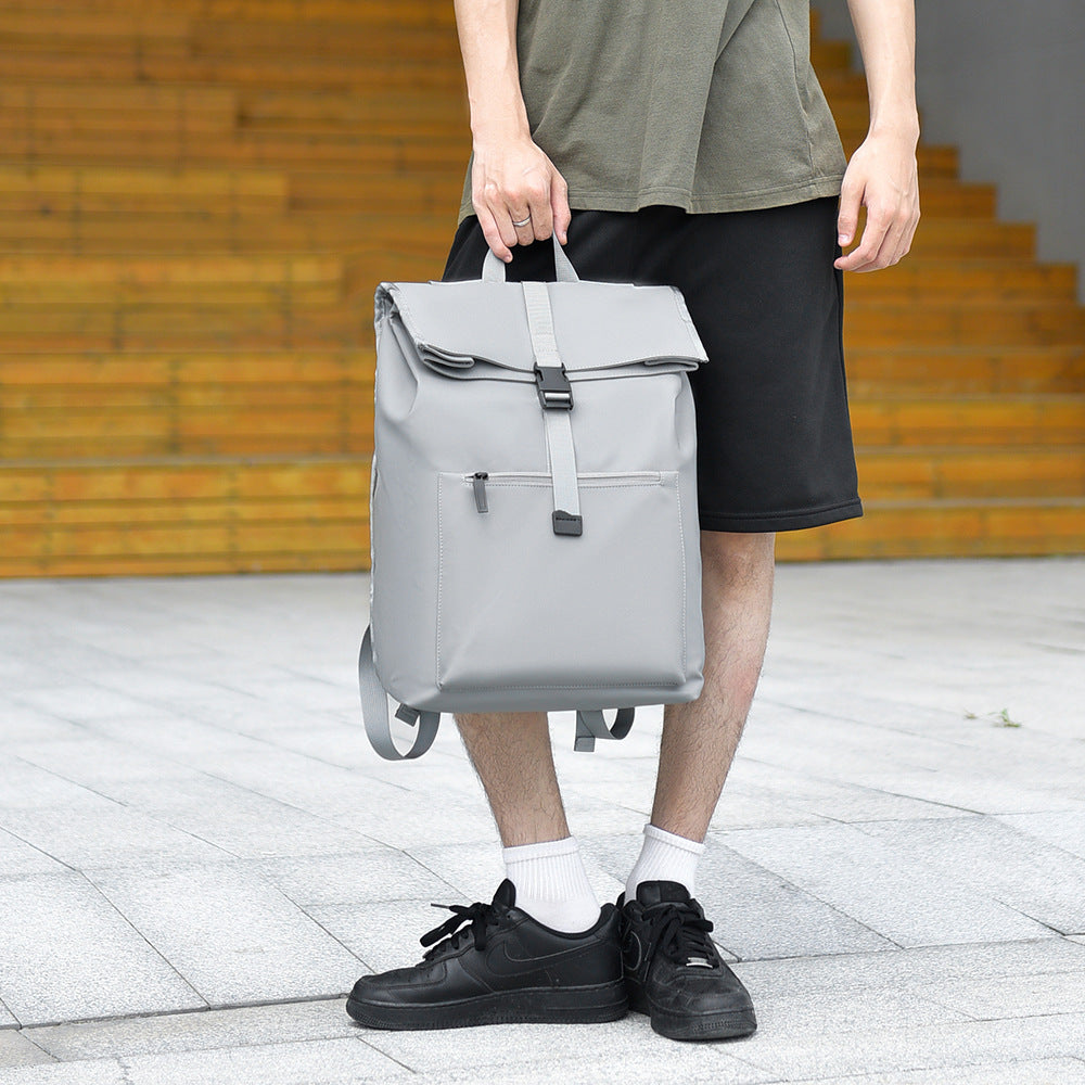 Stylish Roll-Top Waterproof Backpack