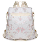 Backpack with Elegant Butterfly Design and Practical Compartments