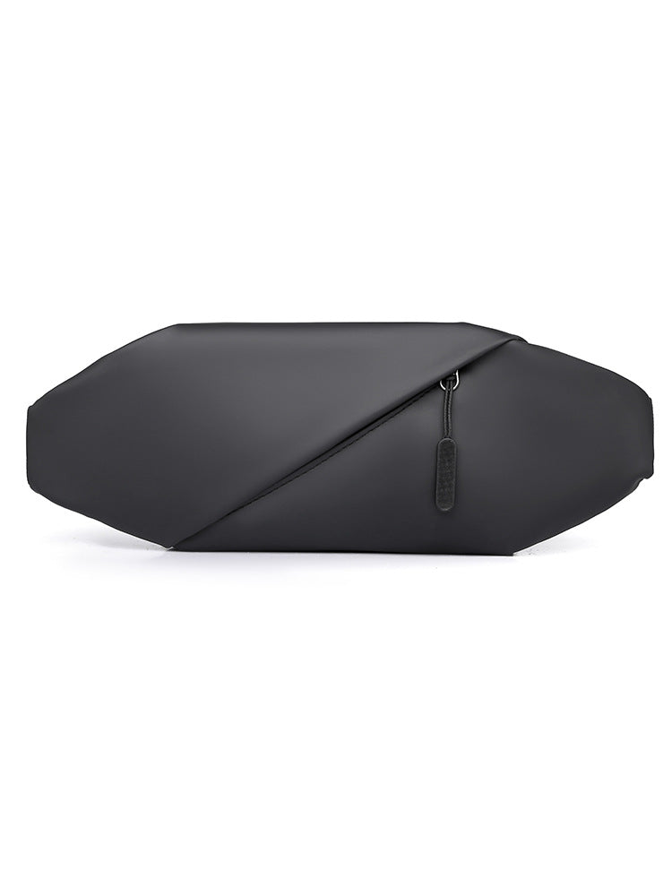 Modern Structured Leather Sling Bag