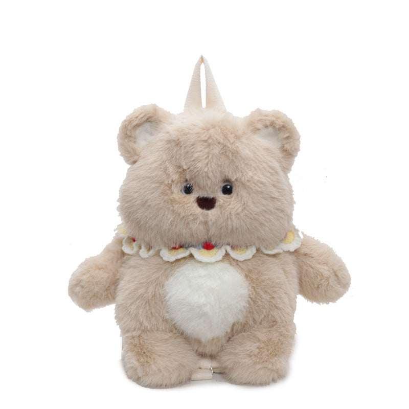 Plush Bear Backpack with Practical Carrying Handles