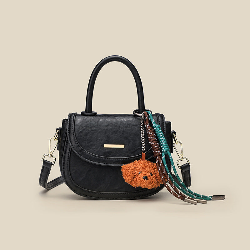 Women's mini handbag with playful detail and high-quality faux leather-https://detail.1688.com/offer/865269465641.html-Calm Wears-Black-nothing-Calm Wears