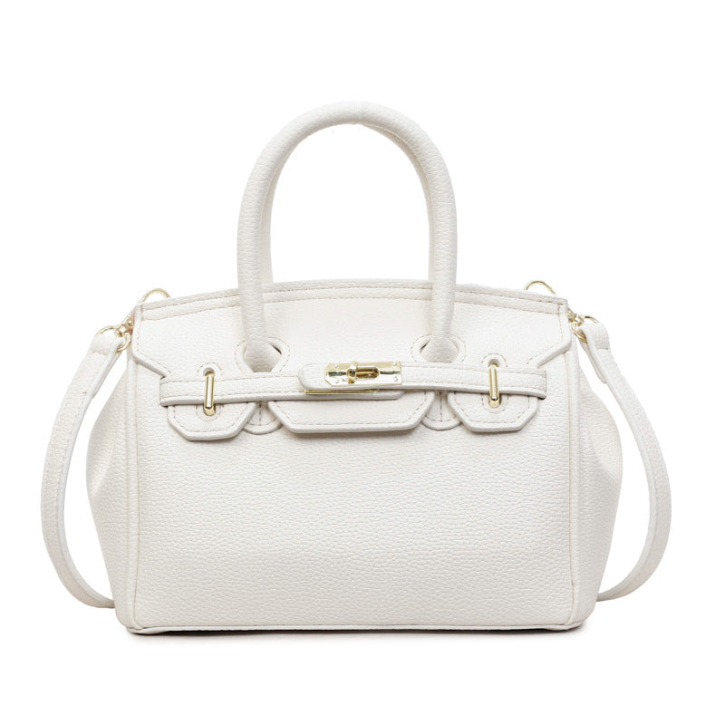 Women's mini handbag with stylish detail-https://detail.1688.com/offer/1017744500307.html-Calm Wears-White-S-Calm Wears