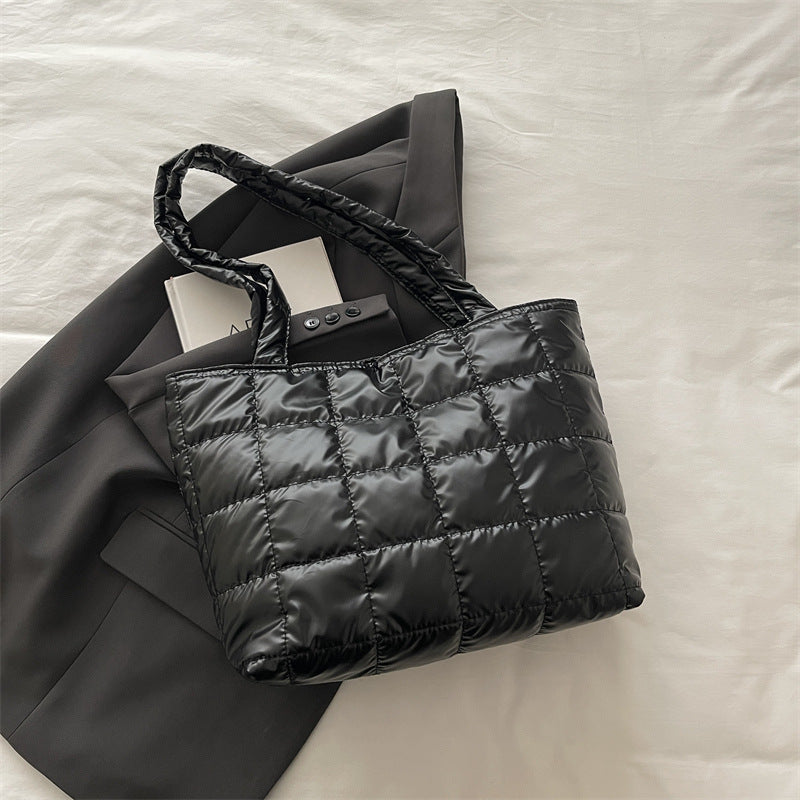 Padded Quilted Tote Bag
