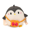 Plush children's backpack in cute penguin design