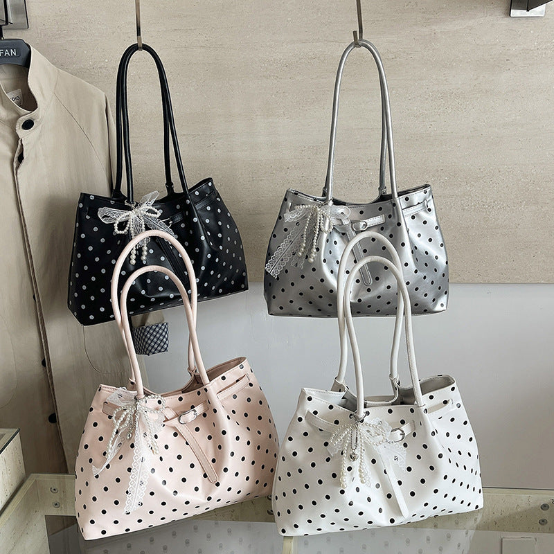 WoChic Polka Dot Tote Bag
