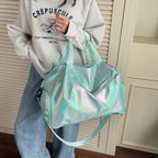 Holographic Fitness Duffel Bag Calm Wears