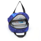 Galaxy pattern school backpack set