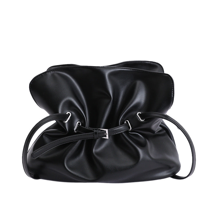 Women's shoulder bag made of high-quality synthetic leather with adjustable drawstring-https://detail.1688.com/offer/1032927466117.html-Calm Wears-Braun-nothing-Calm Wears