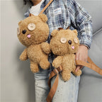 Cute Cuddly Backpack with Bear Motif