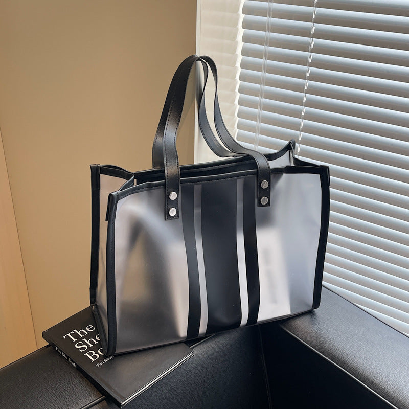 Stylish Clear Utility Tote Calm Wears