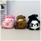 Plush Handbag in Panda Design